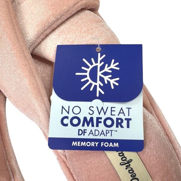 Dearfoams Memory Foam Slippers - Pale Mauve - Size Medium (7/8) - Picture 2 of 4